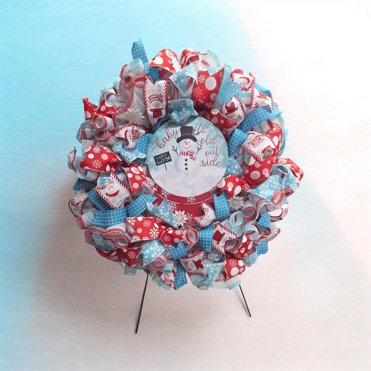 Baby it’s cold out side wreath