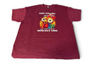 short sleeve T-shirt with chicken on it